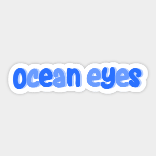 Ocean Eyes Sticker